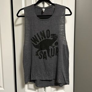 Graphic muscle tee